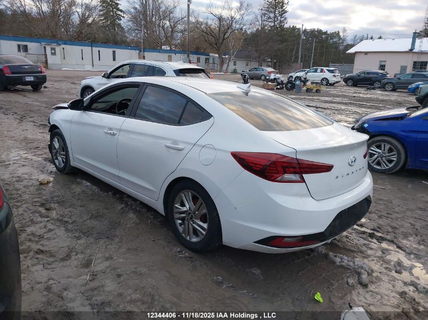 2019 Hyundai Elantra Preferred VIN: KMHD84LF9KU806038 Lot: 12344406