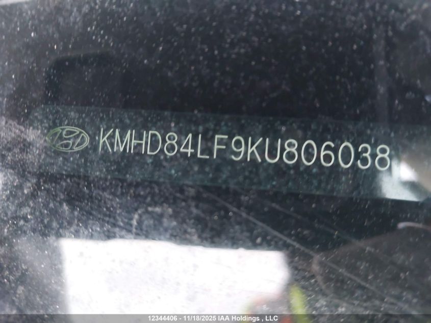 2019 Hyundai Elantra Preferred VIN: KMHD84LF9KU806038 Lot: 12344406