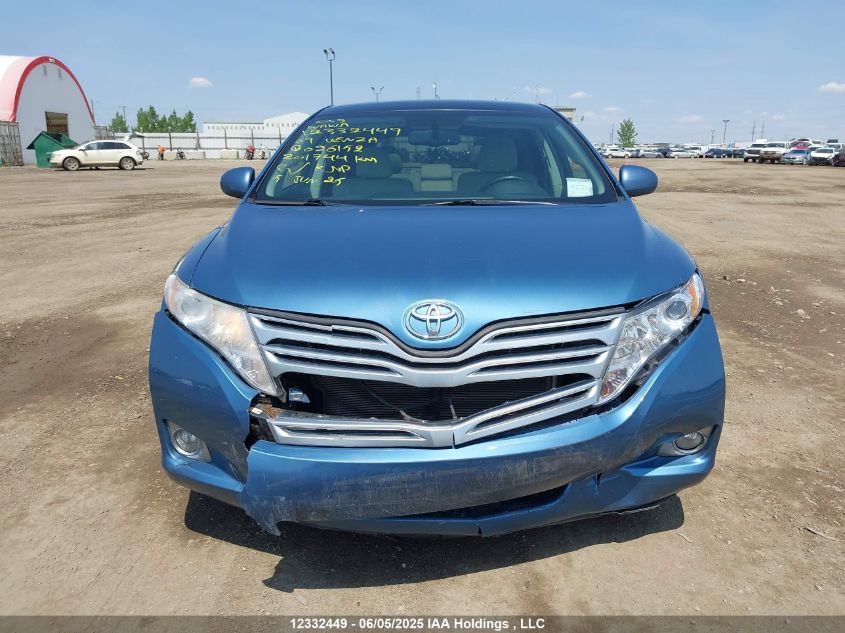 2009 Toyota Venza Base V6 VIN: 4T3BK11A79U026152 Lot: 12332449X