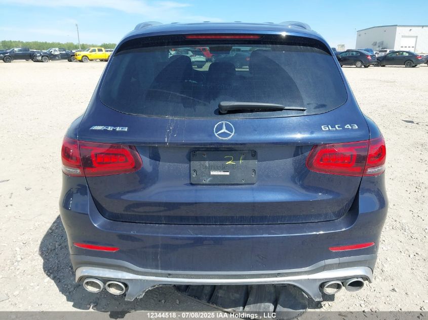 2021 Mercedes-Benz Amg Glc 43 4Matic VIN: W1N0G6EB7MF913391 Lot: 12344518