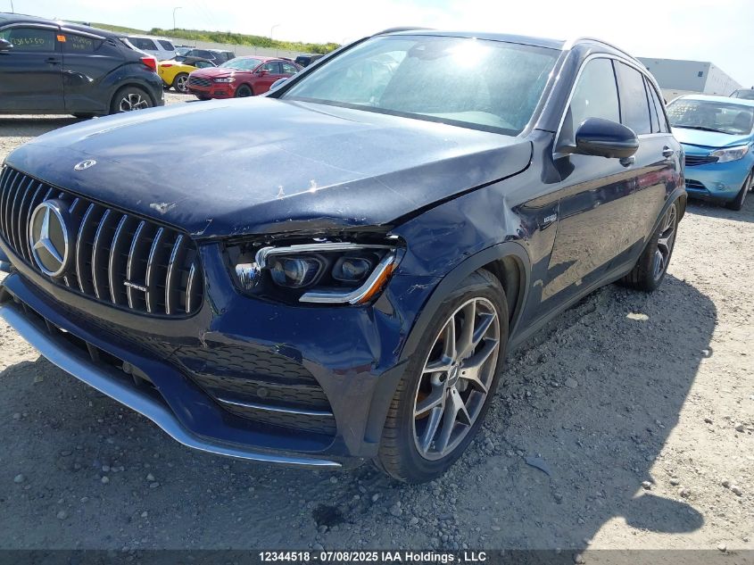 2021 Mercedes-Benz Amg Glc 43 4Matic VIN: W1N0G6EB7MF913391 Lot: 12344518