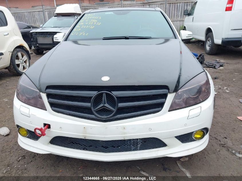 2010 Mercedes-Benz C 350 4Matic VIN: WDDGF8HB0AF433338 Lot: 12344665