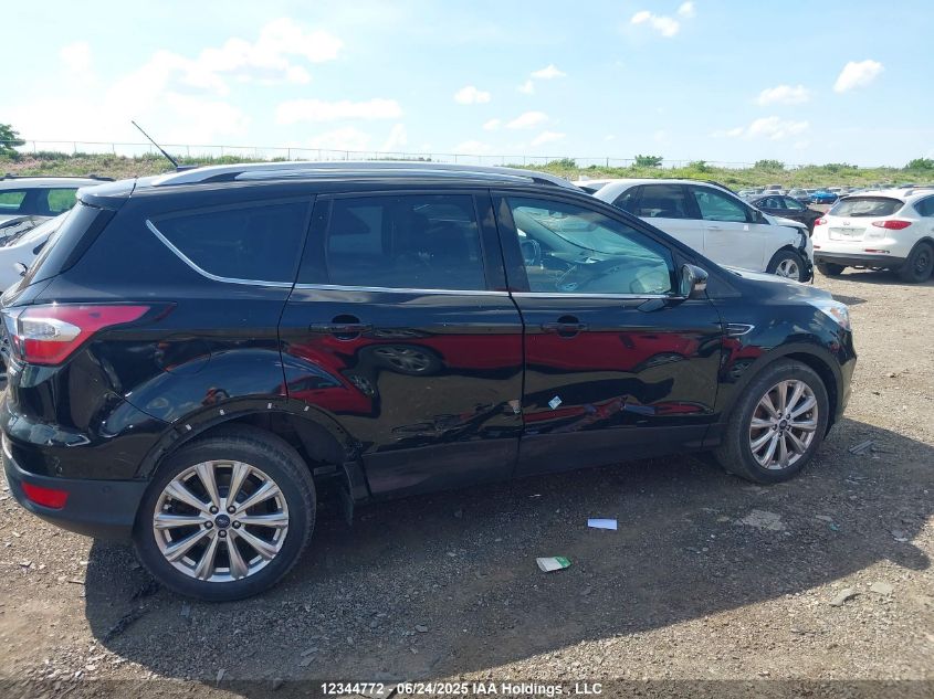 2017 Ford Escape Titanium VIN: 1FMCU9J93HUC15956 Lot: 12344772