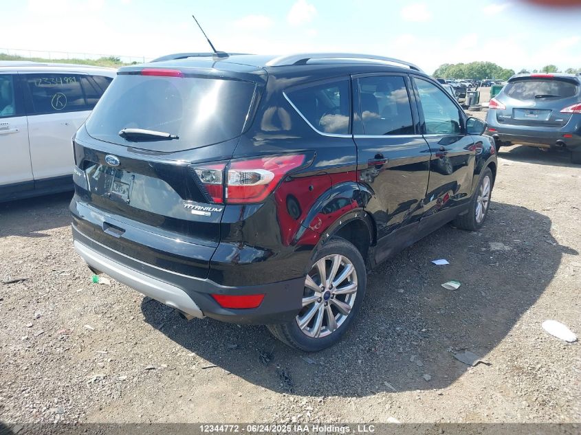 2017 Ford Escape Titanium VIN: 1FMCU9J93HUC15956 Lot: 12344772