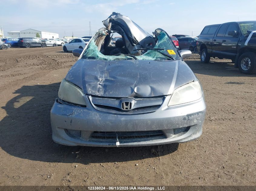 2005 Honda Civic Si Si VIN: 2HGES16835H000081 Lot: 12338024X