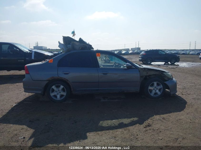 2005 Honda Civic Si Si VIN: 2HGES16835H000081 Lot: 12338024X