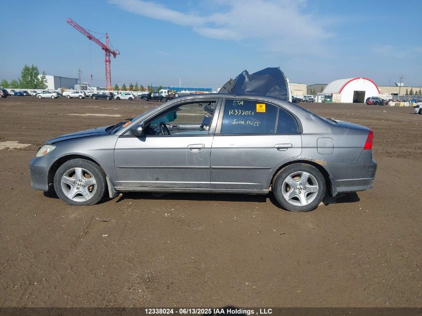 2005 Honda Civic Si Si VIN: 2HGES16835H000081 Lot: 12338024X