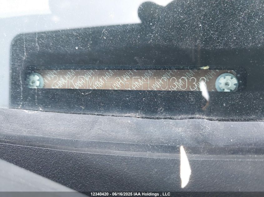 2015 Honda Cr-V Lx VIN: 2HKRM4H36FH103033 Lot: 12340420X