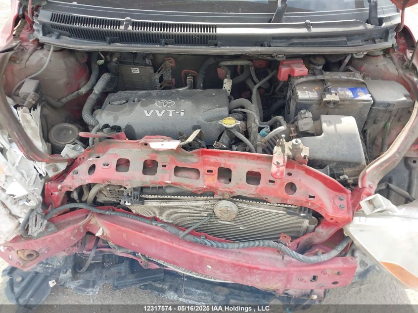 2010 Toyota Yaris VIN: JTDBT4K31A1382193 Lot: 12317574X