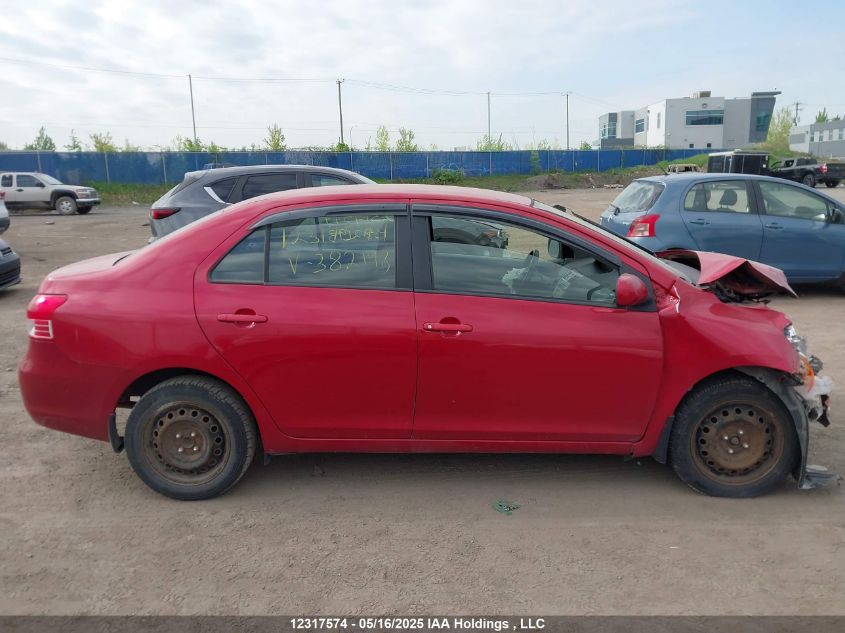 2010 Toyota Yaris VIN: JTDBT4K31A1382193 Lot: 12317574X