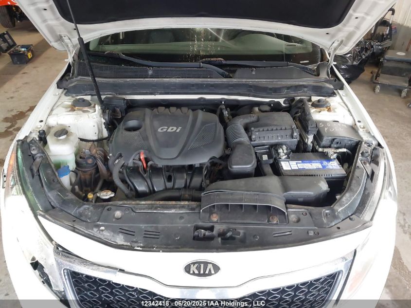 2012 Kia Optima Ex/Ex Luxury/Ex+ VIN: KNAGN4A72C5295674 Lot: 12342418X