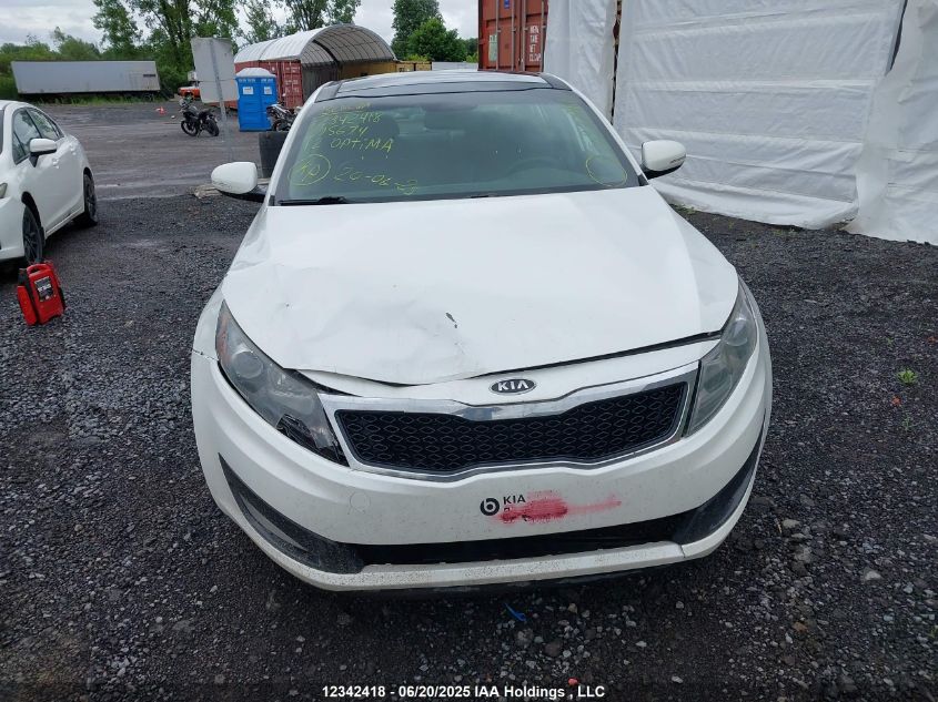 2012 Kia Optima Ex/Ex Luxury/Ex+ VIN: KNAGN4A72C5295674 Lot: 12342418X