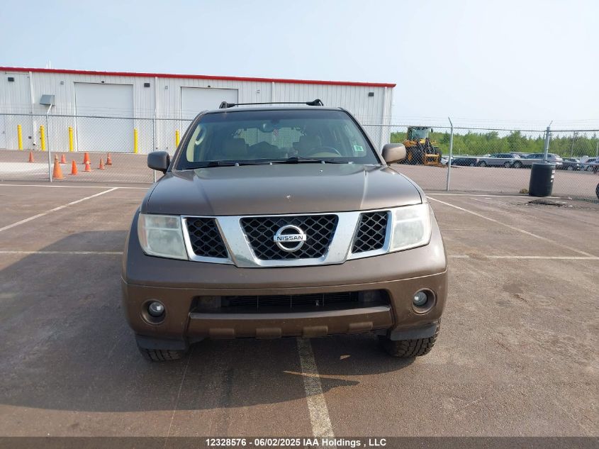 2005 Nissan Pathfinder Le VIN: 5N1AR18W55C757891 Lot: 12328576X