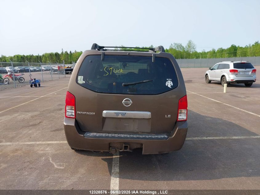 2005 Nissan Pathfinder Le VIN: 5N1AR18W55C757891 Lot: 12328576X