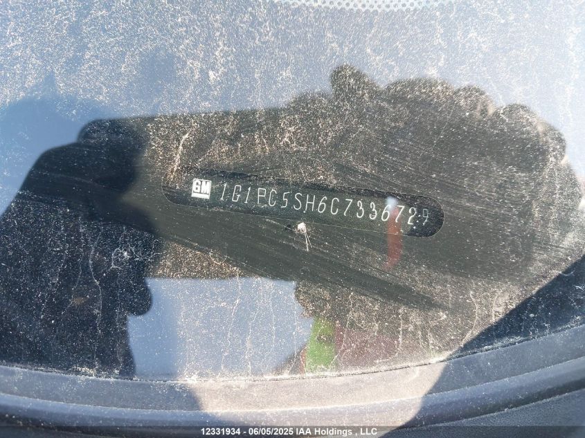 2012 Chevrolet Cruze Ls VIN: 1G1PC5SH6C7336729 Lot: 12331934X