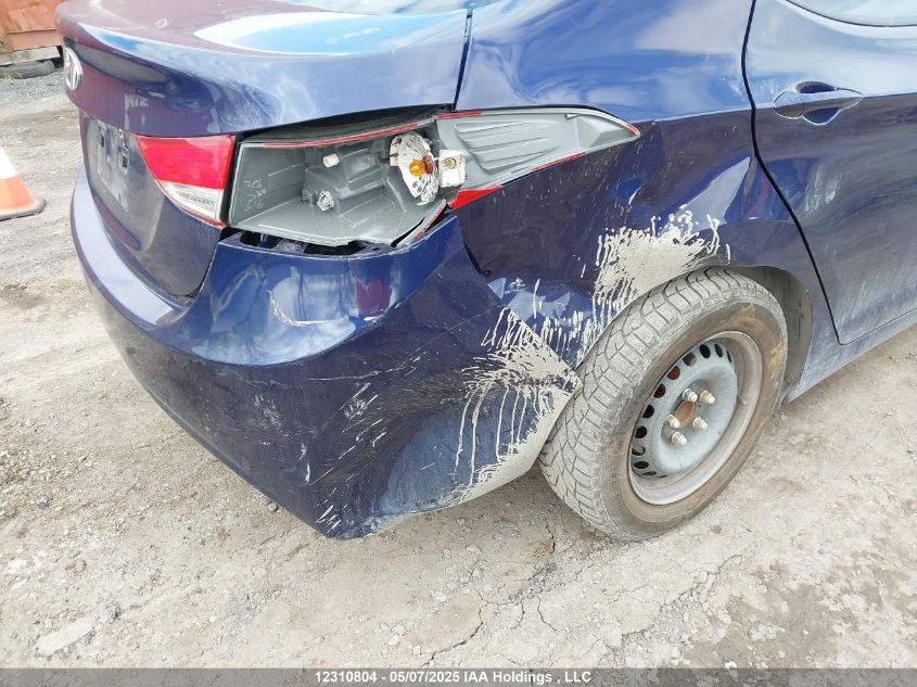 2013 Hyundai Elantra Gl VIN: 5NPDH4AE7DH418396 Lot: 12310804X