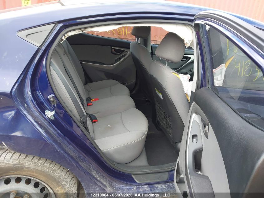 2013 Hyundai Elantra Gl VIN: 5NPDH4AE7DH418396 Lot: 12310804X