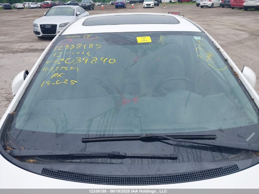 2012 Honda Civic Ex VIN: 2HGFB2F50CH039840 Lot: 12338185X