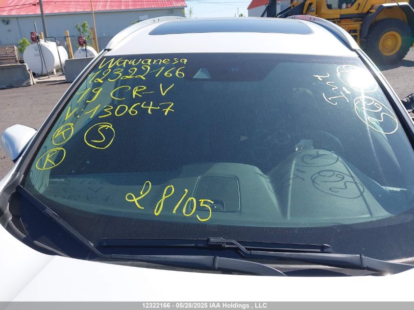 2019 Honda Cr-V Touring VIN: 2HKRW2H94KH130647 Lot: 12322166X