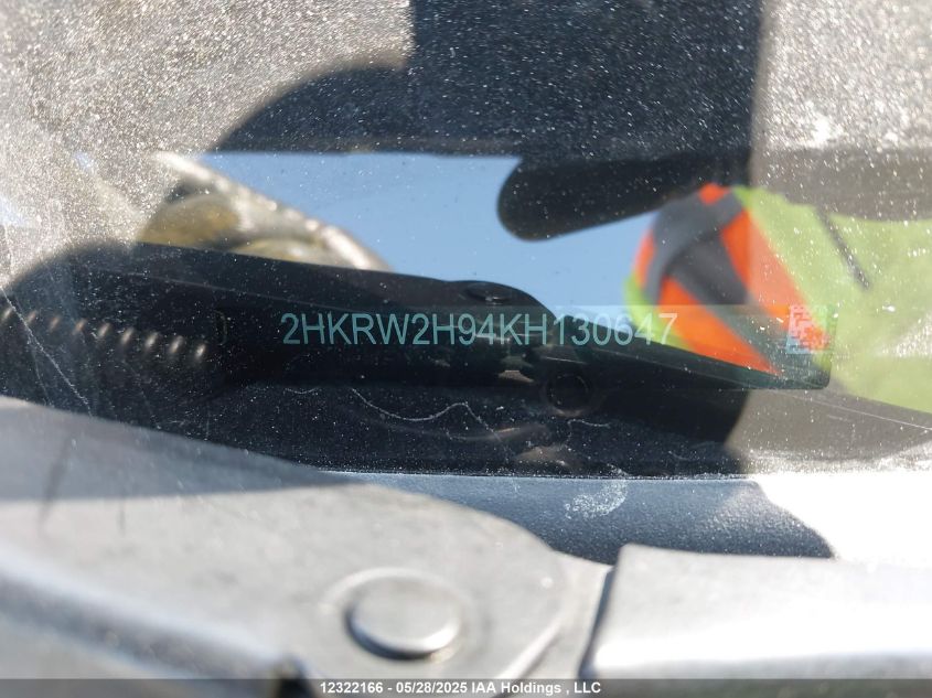 2019 Honda Cr-V Touring VIN: 2HKRW2H94KH130647 Lot: 12322166X