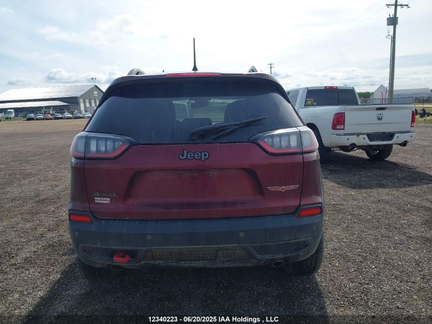 2019 Jeep Cherokee Trailhawk VIN: 1C4PJMBN2KD436551 Lot: 12340223X