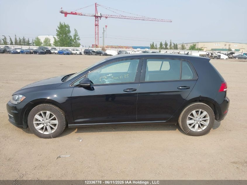 2018 Volkswagen Golf 1.8 Tsi Comfortline/1.8 Tsi Highline/1.8 Tsi Trendline VIN: 3VWG17AU9JM272063 Lot: 12336778X