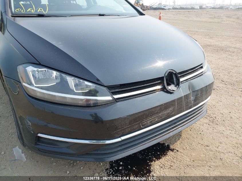 2018 Volkswagen Golf 1.8 Tsi Comfortline/1.8 Tsi Highline/1.8 Tsi Trendline VIN: 3VWG17AU9JM272063 Lot: 12336778X