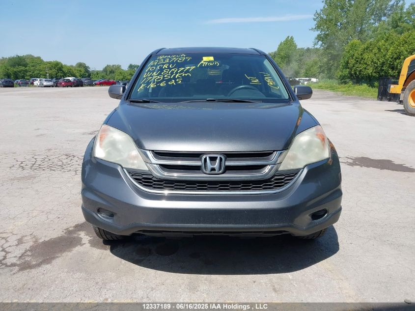 2010 Honda Cr-V Ex VIN: 5J6RE4H52AL819777 Lot: 12337189X