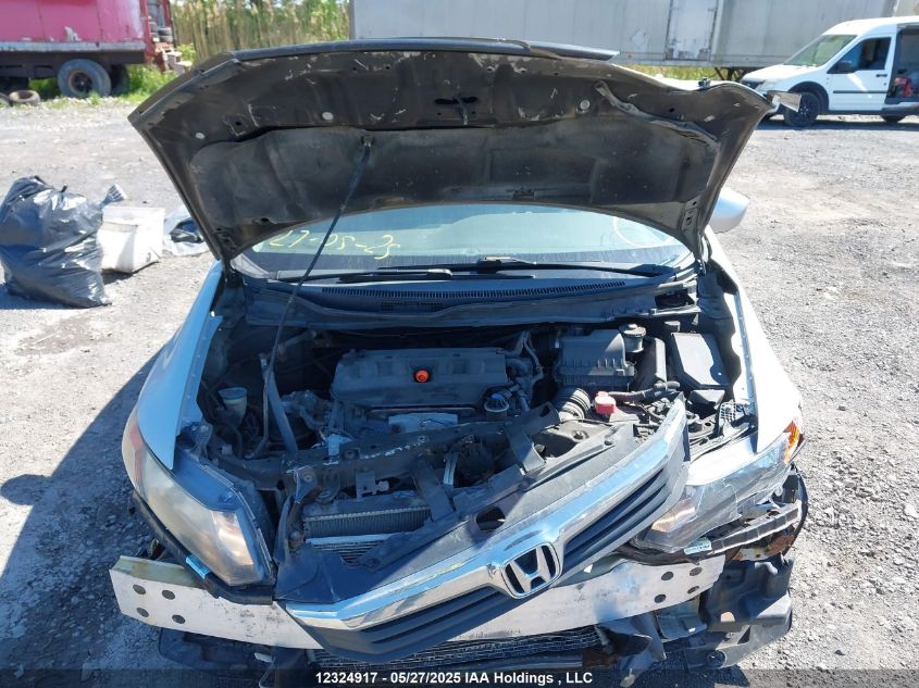 2012 Honda Civic Lx VIN: 2HGFB2E42CH015757 Lot: 12324917X