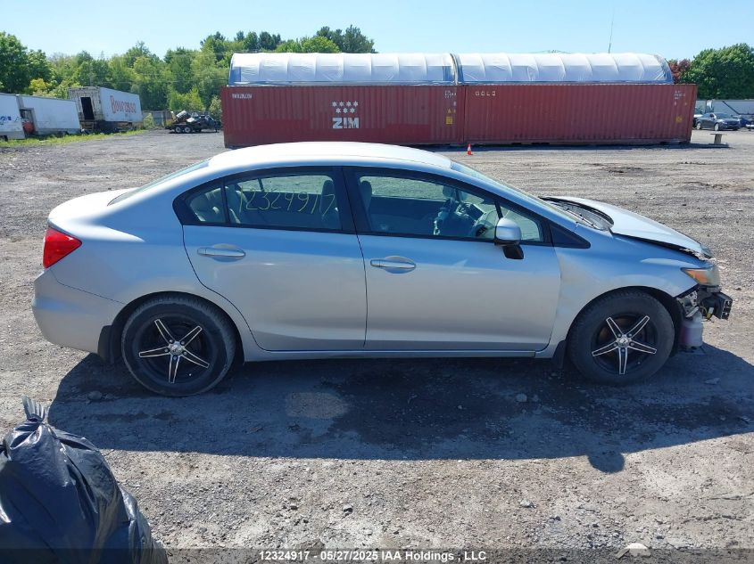 2012 Honda Civic Lx VIN: 2HGFB2E42CH015757 Lot: 12324917X