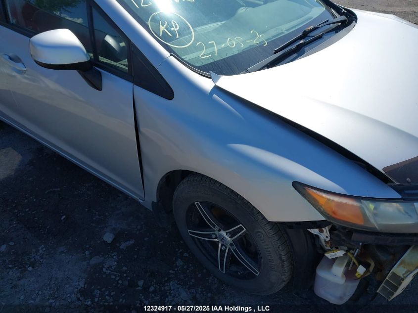 2012 Honda Civic Lx VIN: 2HGFB2E42CH015757 Lot: 12324917X