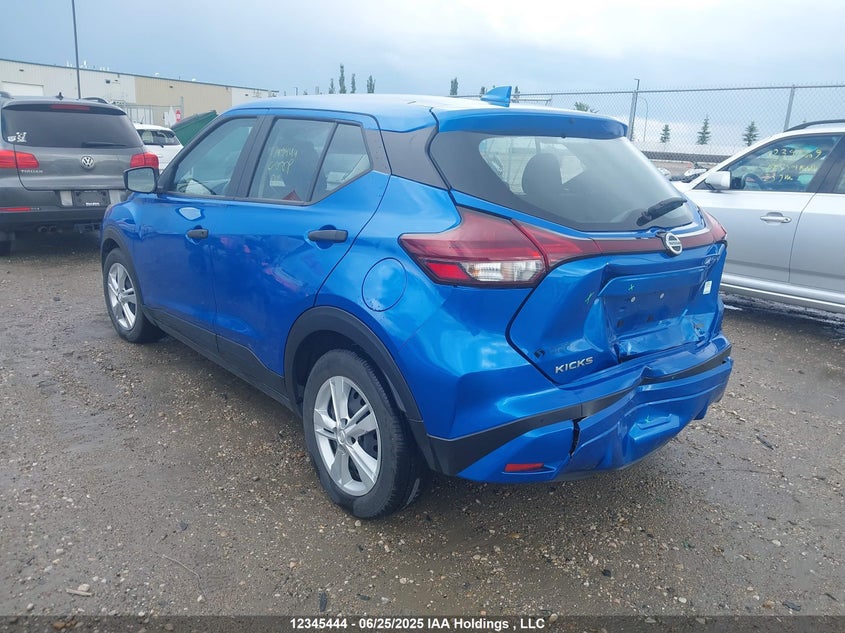 2021 Nissan Kicks S VIN: 3N1CP5BV9ML487662 Lot: 12345444