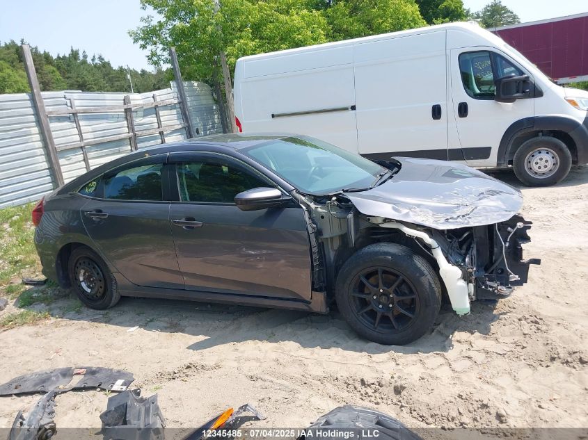 2018 Honda Civic Lx VIN: 2HGFC2F54JH011923 Lot: 12345485