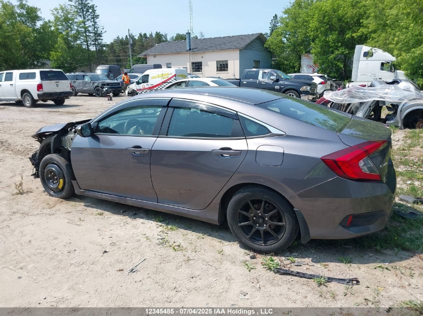 2018 Honda Civic Lx VIN: 2HGFC2F54JH011923 Lot: 12345485