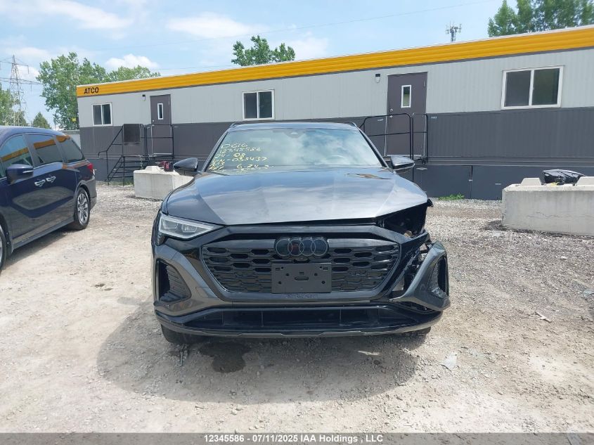 2024 Audi Q8 E-Tron VIN: WA1BABGE5RB035437 Lot: 12345586