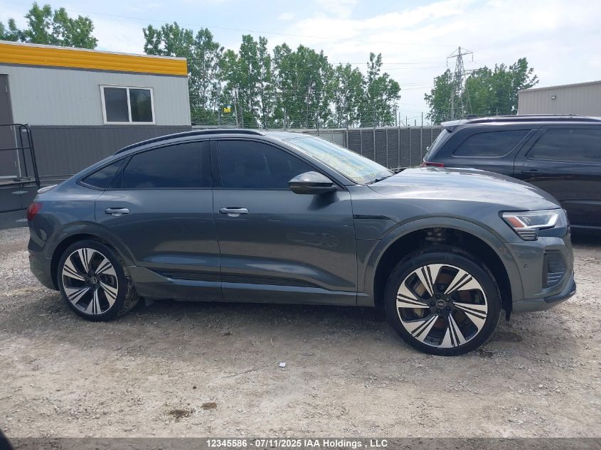 2024 Audi Q8 E-Tron VIN: WA1BABGE5RB035437 Lot: 12345586
