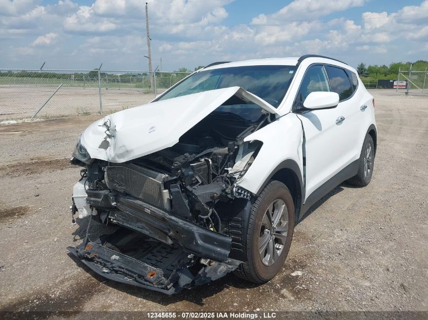 2016 Hyundai Santa Fe VIN: 5XYZUDLB0GG307298 Lot: 12345655