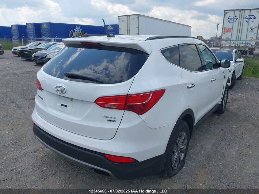 2016 Hyundai Santa Fe VIN: 5XYZUDLB0GG307298 Lot: 12345655