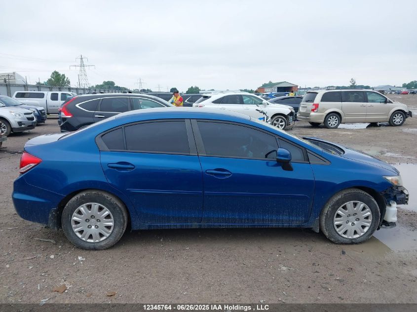 2013 Honda Civic Lx VIN: 2HGFB2F47DH037804 Lot: 12345764