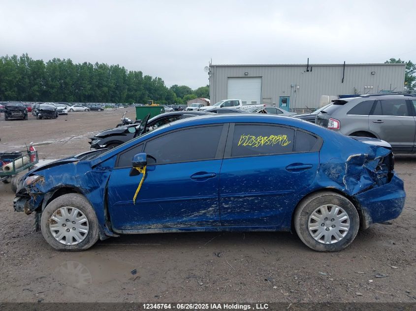 2013 Honda Civic Lx VIN: 2HGFB2F47DH037804 Lot: 12345764