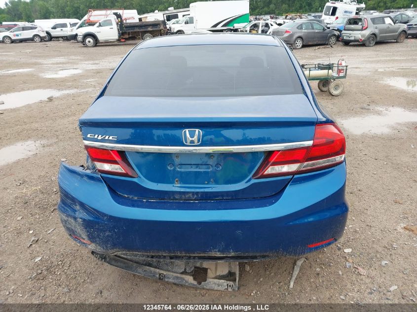 2013 Honda Civic Lx VIN: 2HGFB2F47DH037804 Lot: 12345764