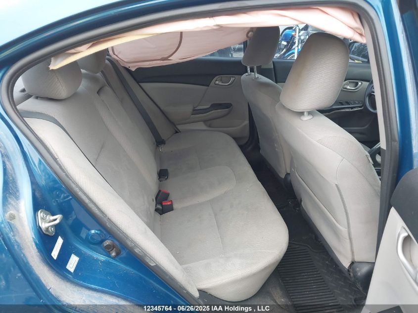 2013 Honda Civic Lx VIN: 2HGFB2F47DH037804 Lot: 12345764