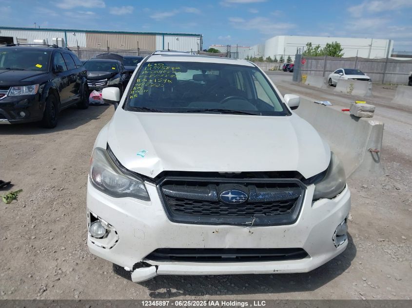 2013 Subaru Impreza 2.0I Touring Package VIN: JF1GPAD69D2883837 Lot: 12345897