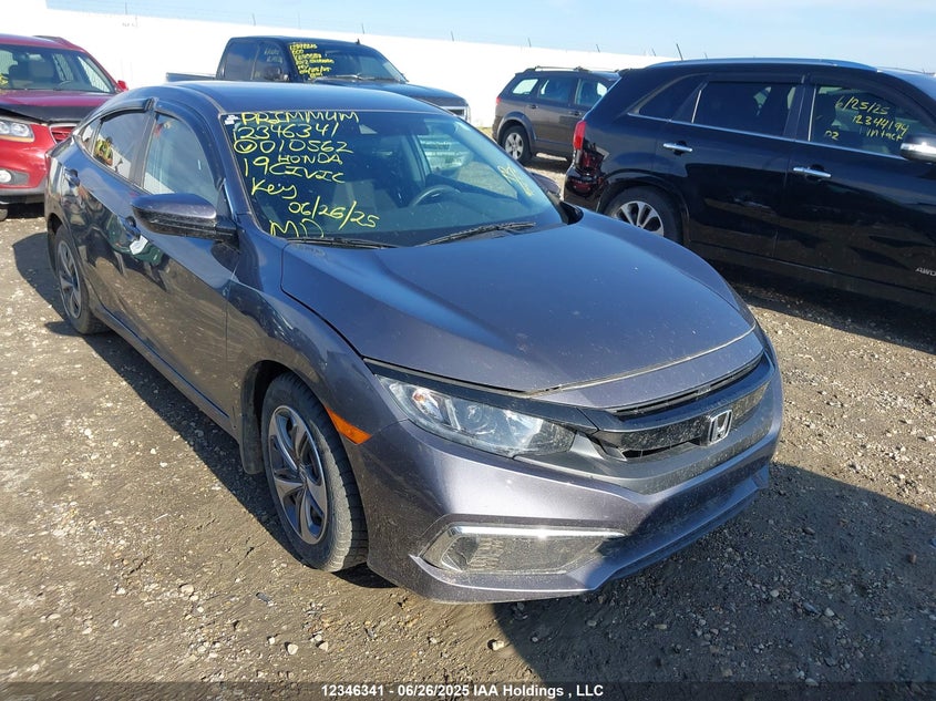 2HGFC2F52KH010562 2019 Honda Civic Lx auction photo 1