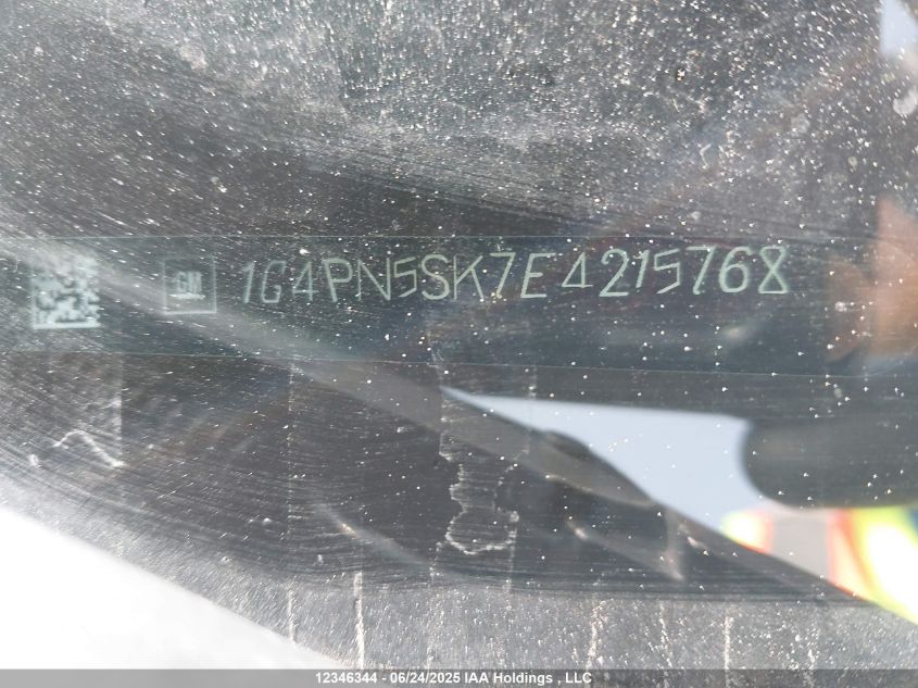 2014 Buick Verano VIN: 1G4PN5SK7E4215768 Lot: 12346344