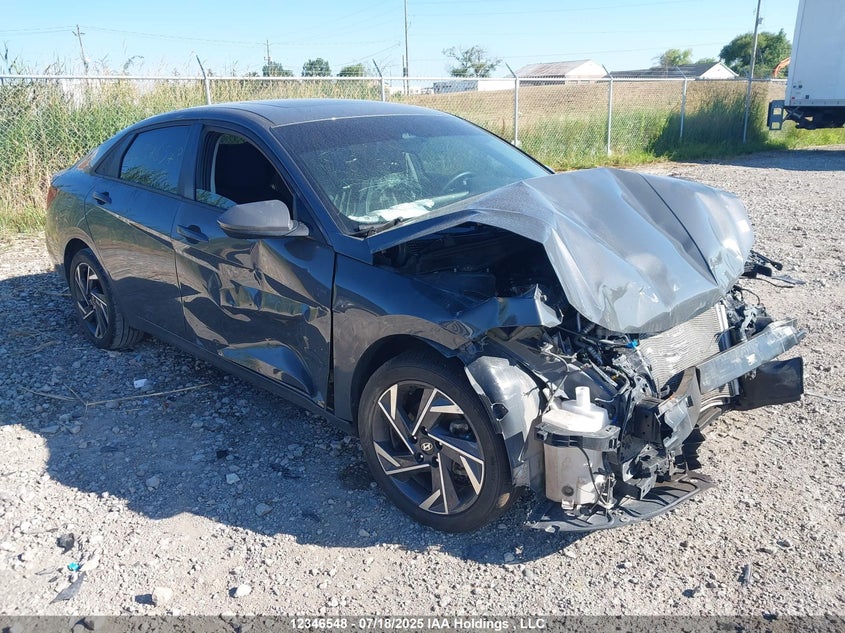 KMHLM4DG2SU870565 2025 Hyundai Elantra Preferred W/Tech Package auction photo 1