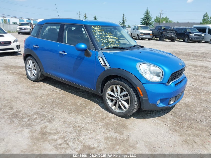 2011 Mini Cooper S Countryman VIN: WMWZC3C57BWM25641 Lot: 12346566
