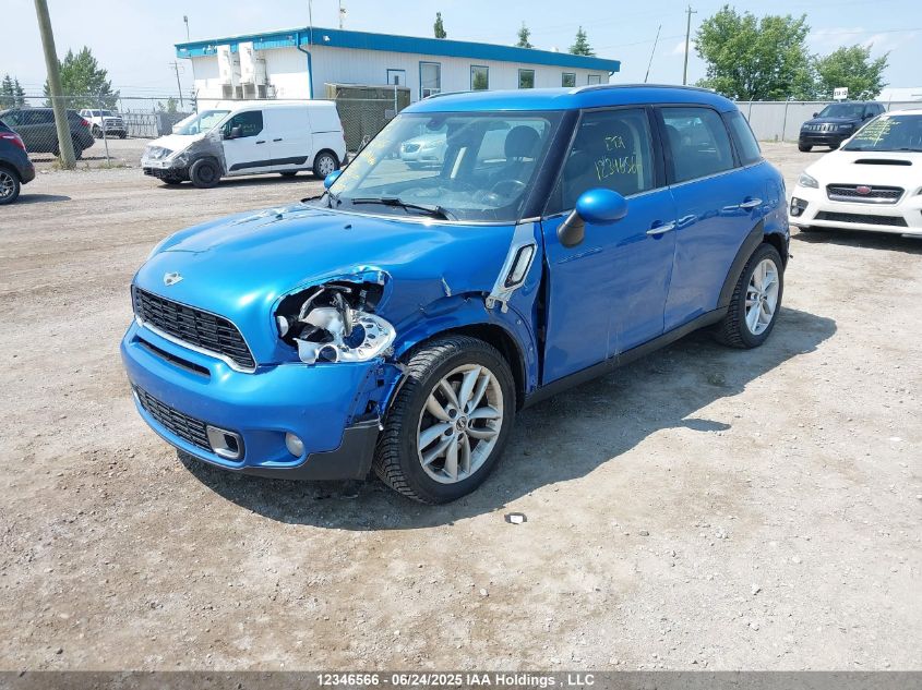 2011 Mini Cooper S Countryman VIN: WMWZC3C57BWM25641 Lot: 12346566