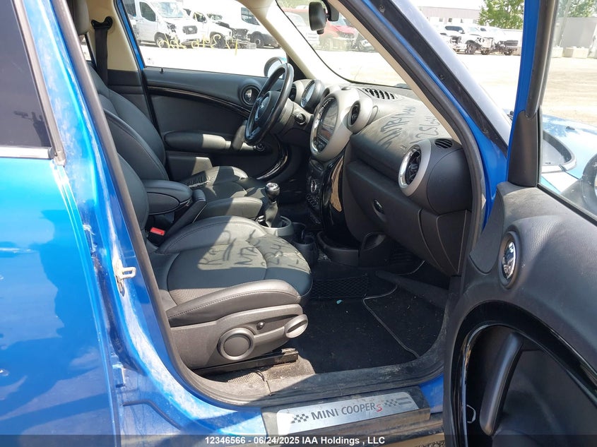 2011 Mini Cooper S Countryman VIN: WMWZC3C57BWM25641 Lot: 12346566