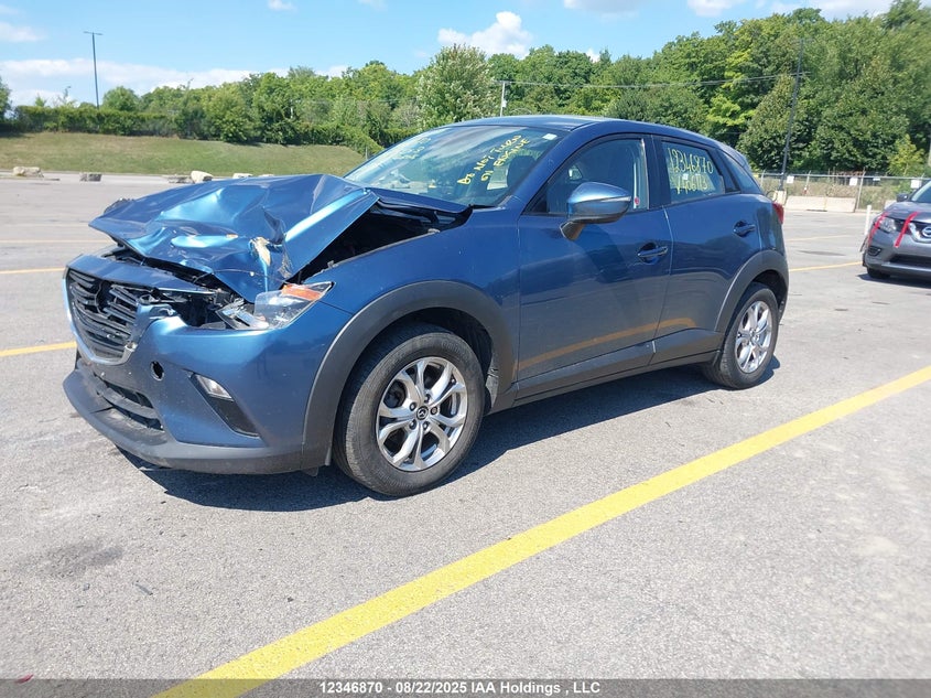 Vin: jm1dkdc75k0406113, lot: 2721228, mazda cx-3 touring 20192
